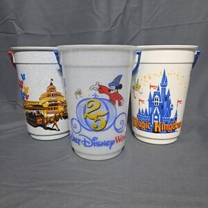 VTG Disney Parks‎ Popcorn Buckets 25th Anniversary Main Street Magic Kingdom